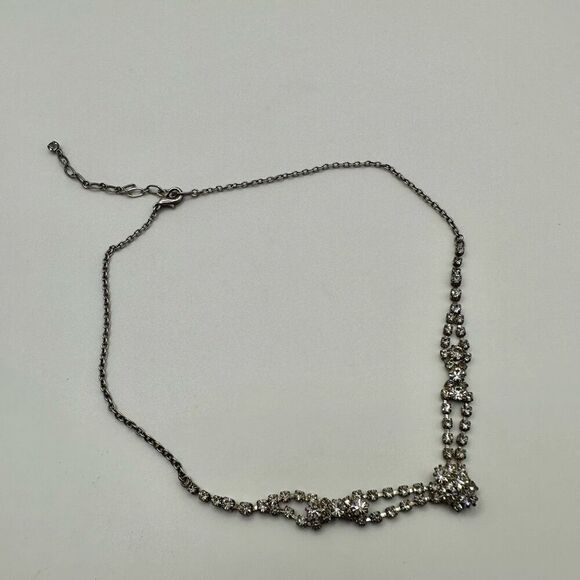 Rhinestone necklace - Picture 4 of 10